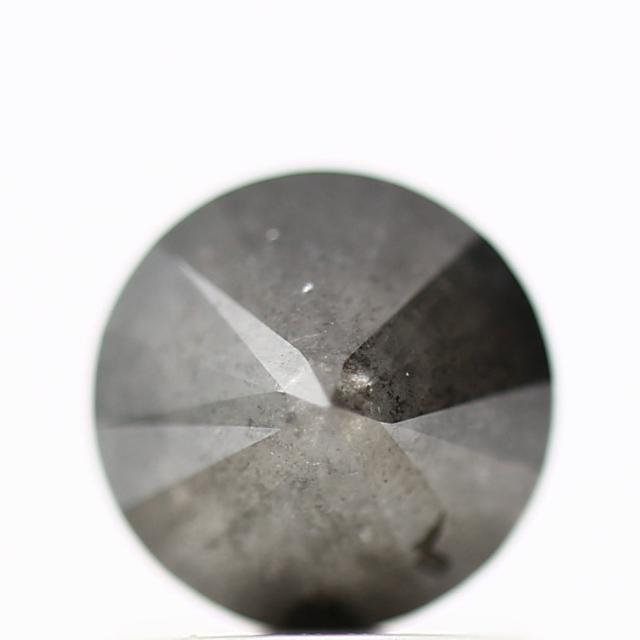 1.25 Carat Salt and Pepper Diamond Round Brilliant Cut Natural Loose Diamond
