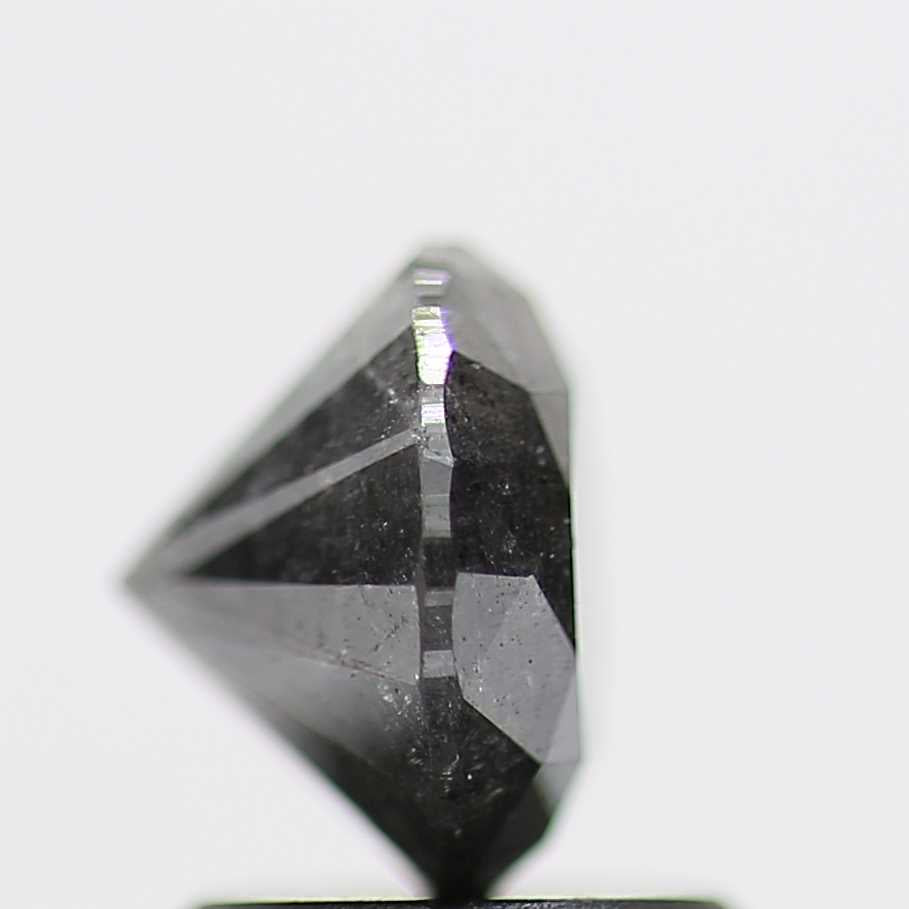 1.52 Carat Fancy Gray Round Shape Brilliant Cut Natural Loose Diamond