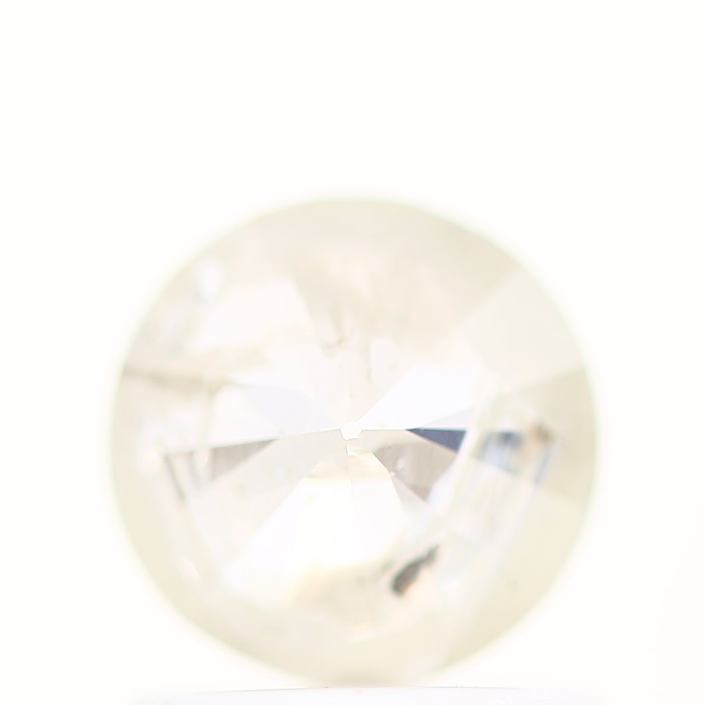 0.74 Carat Salt and Pepper Icy Gray Round Shape Brilliant Cut Natural Loose Diamond