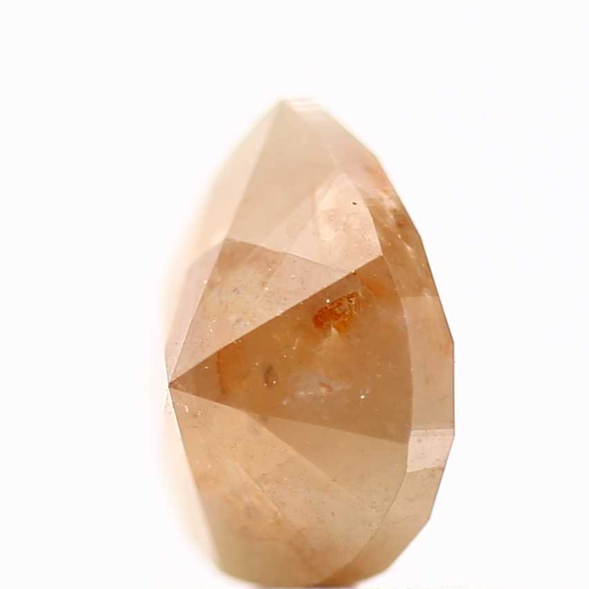 Salt and Pepper Diamond Fancy Orange Color 0.95 CT 6.94 x 5.04 x 3.81 MM Pear Cut Diamond! Natural Loose Diamond ! Christmas Gift for Her