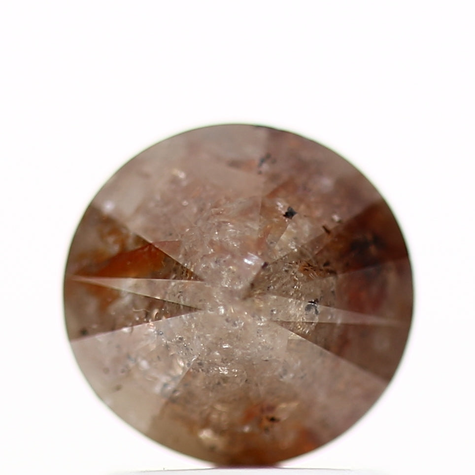 1.56 Carat Brown Round Shape Brilliant Cut Natural Loose Diamond