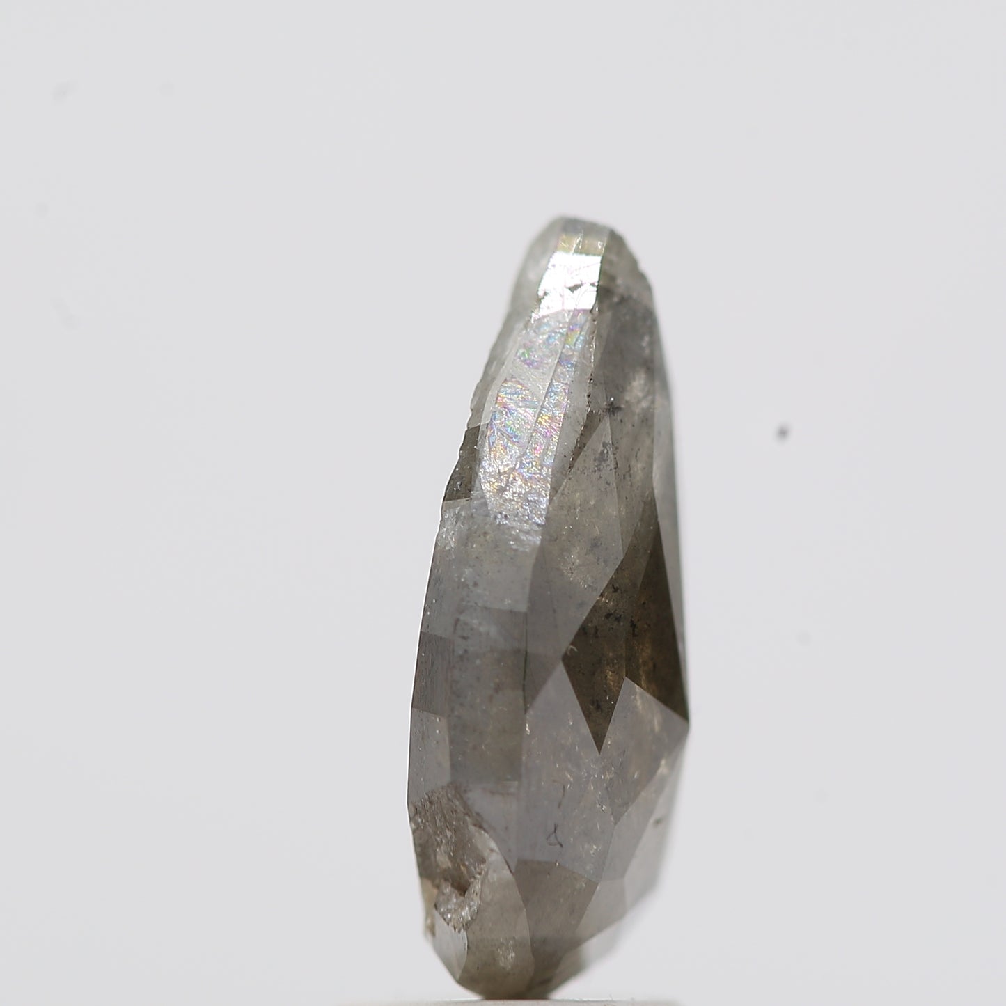 Salt and Pepper Diamond Fancy Gray Color 3.25 CT 12.60 x 7.50 x 3.80 MM Pear Cut Diamond! Natural Loose Diamond ! Christmas Gift for Her