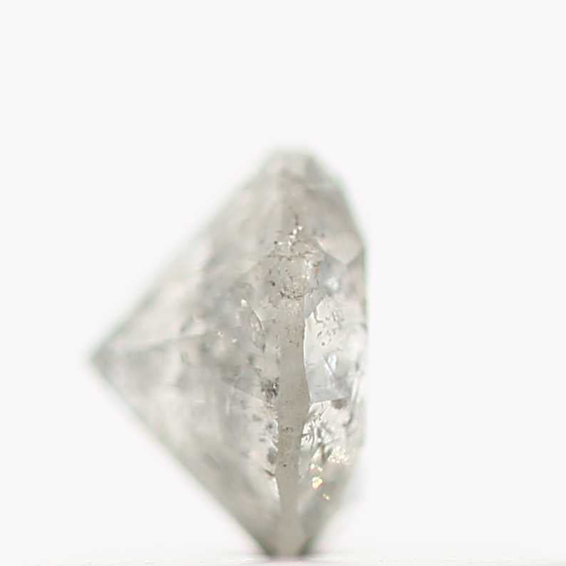 0.22 Carat Fancy Gray Round Shape Brilliant Cut Natural Loose Diamond