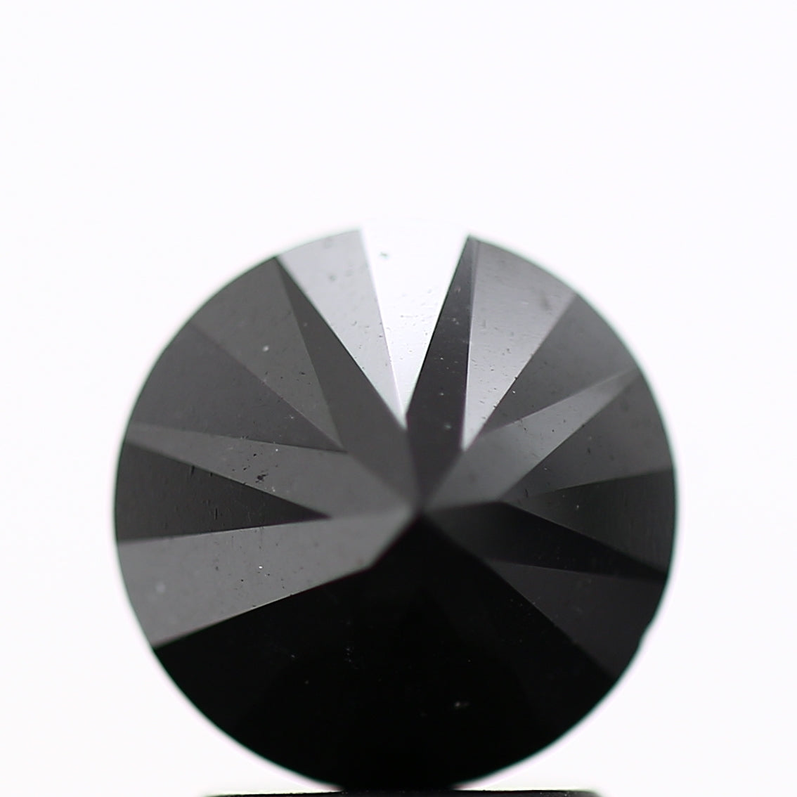 2.28 Carat Fancy Black Round Shape Brilliant Cut Natural Loose Diamond