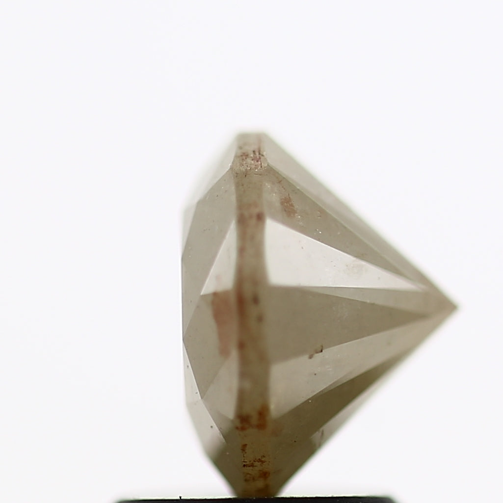 1.84 Carat Brown Rustic Round Shape Brilliant Cut Natural Loose Diamond