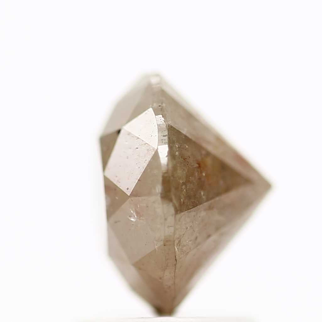 2.05 Carat Brown Rustic Round Shape Brilliant Cut Natural Loose Diamond