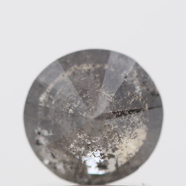 0.88 Carat Fancy Gray Round Shape Brilliant Cut Natural Loose Diamond