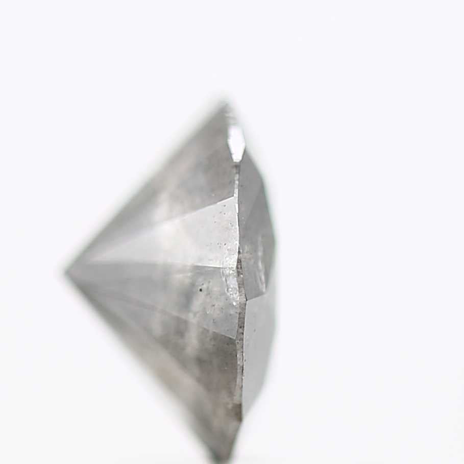 1.07 Carat Salt and Pepper Gray Fancy Round Shape Brilliant Cut Natural Loose Diamond