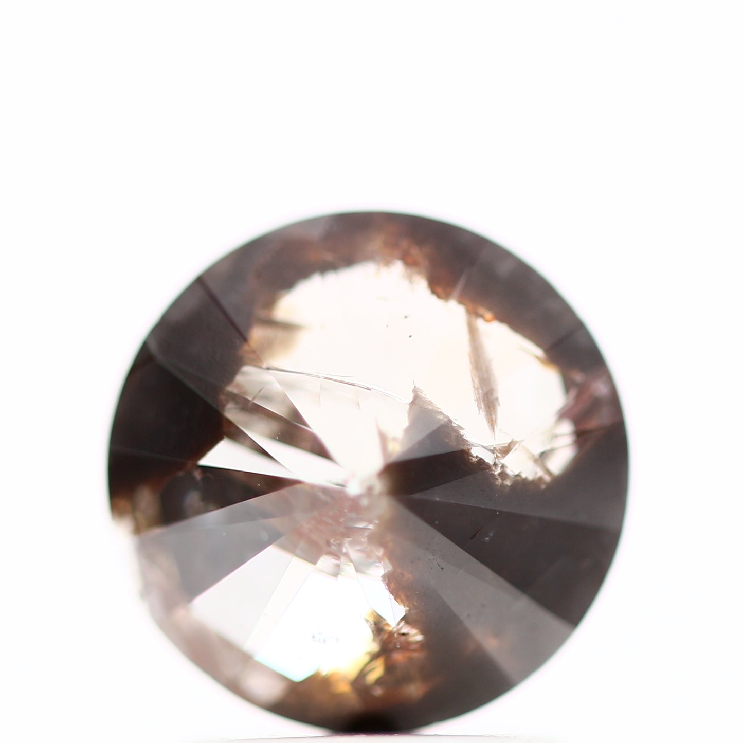 1.60 Carat Salt and Pepper Round Brilliant Cut Natural Loose Diamond