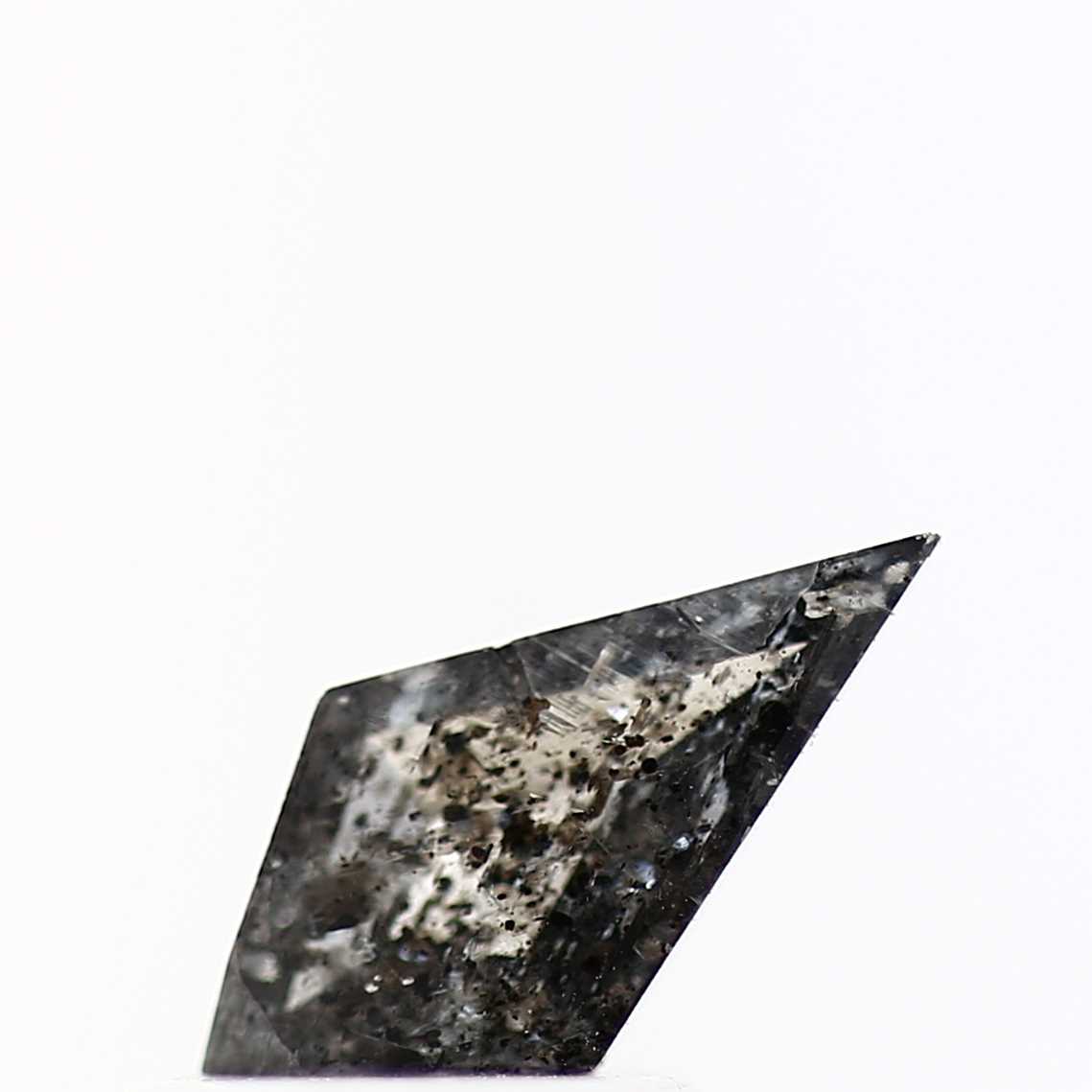 Salt and Pepper Kite Diamond ! Fancy Gray Color Diamond for Engagement Ring ! Natural Loose Diamond ! 0.57 Carat Unique Rare Diamond For Her