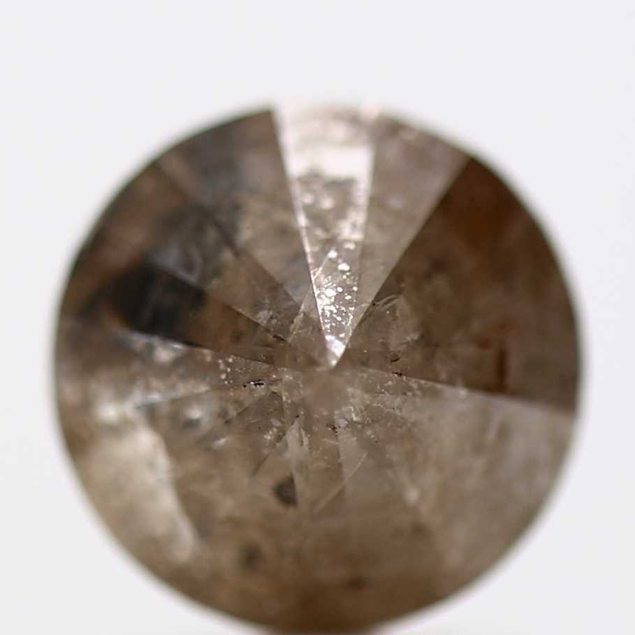 1.40 Carat Fancy Brown Rustic Round Brilliant Cut Natural Loose Diamond