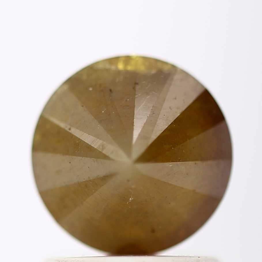 1.15 Carat Fancy Brown Rustic Round Shape Brilliant Cut Natural Loose Diamond