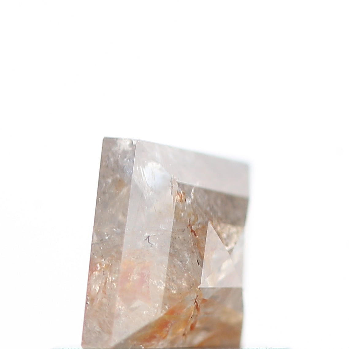 salt and pepper diamond ! 0.60 Ct 6.90 x 5.80 x 2.40 MM natural gray shield loose diamond for engagement ring for her