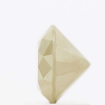 0.94 Carat Fancy Yellow Rustic Round Brilliant Cut Natural Loose Diamond