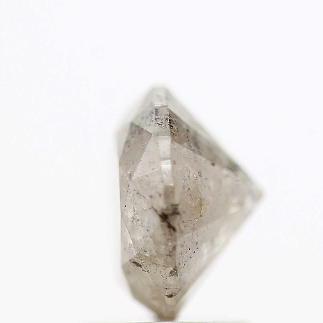 2.04 Carat Fancy Gray Round Cut Natural Loose Diamond