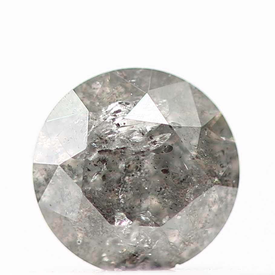 0.33 Carat Fancy Gray Salt and Pepper Round Cut Natural Loose Diamond