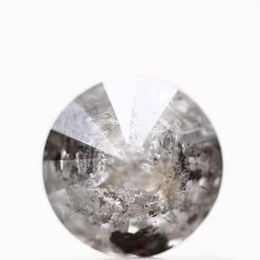 0.60 Carat Fancy Gray Salt and Pepper Diamond Round Brilliant Cut Natural Loose Diamond