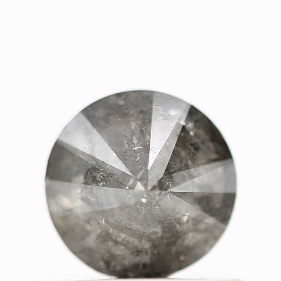 0.64 Carat Fancy Gray Round Shape Brilliant Cut Natural Loose Diamond
