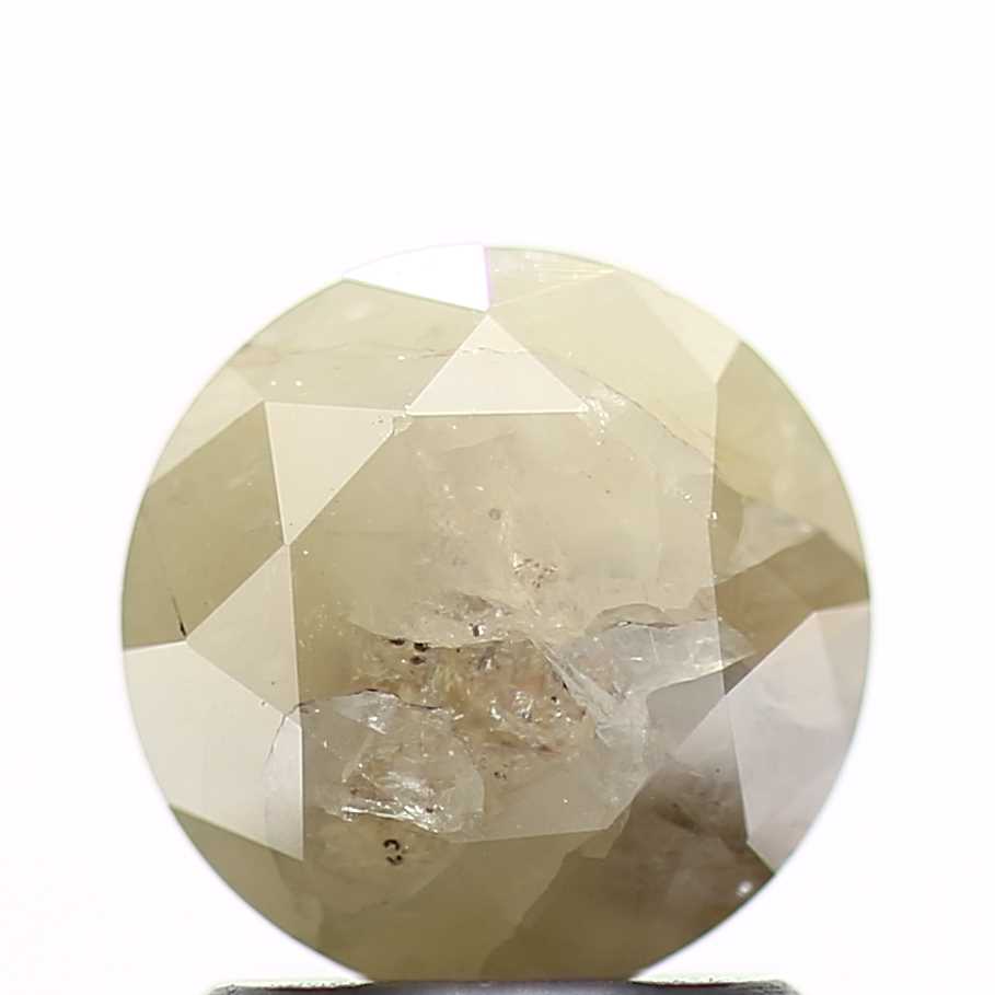 1.40 Carat Yellow Ristic Round Brilliant Cut Natural Loose Diamond