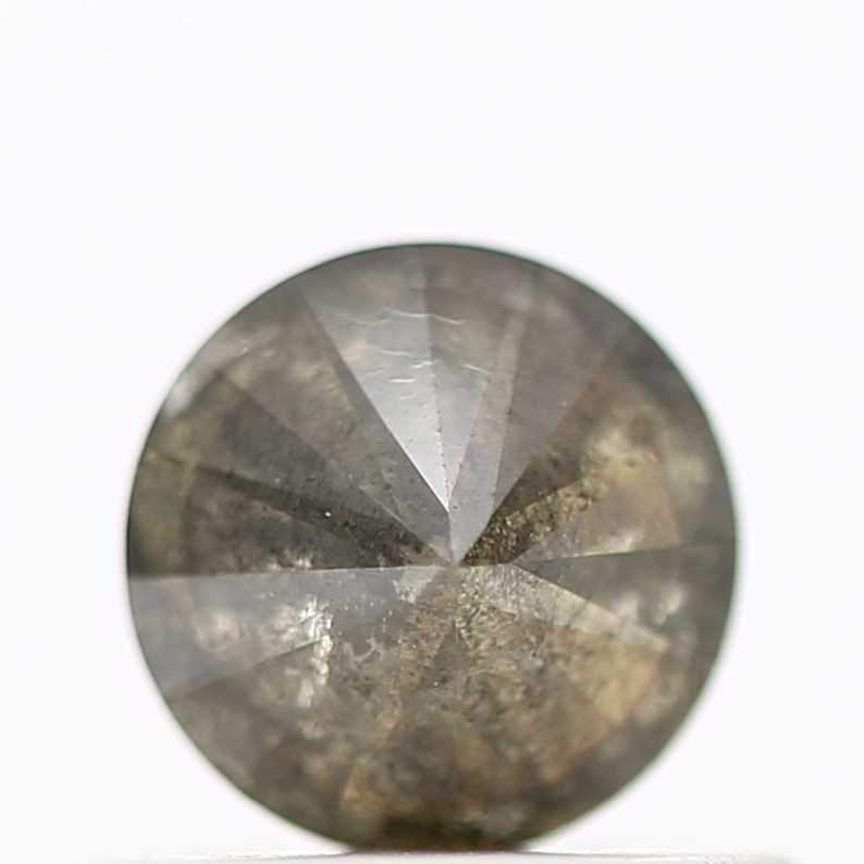 0.42 Carat Fancy Gray Round Shape Brilliant Cut Natural Loose Diamond