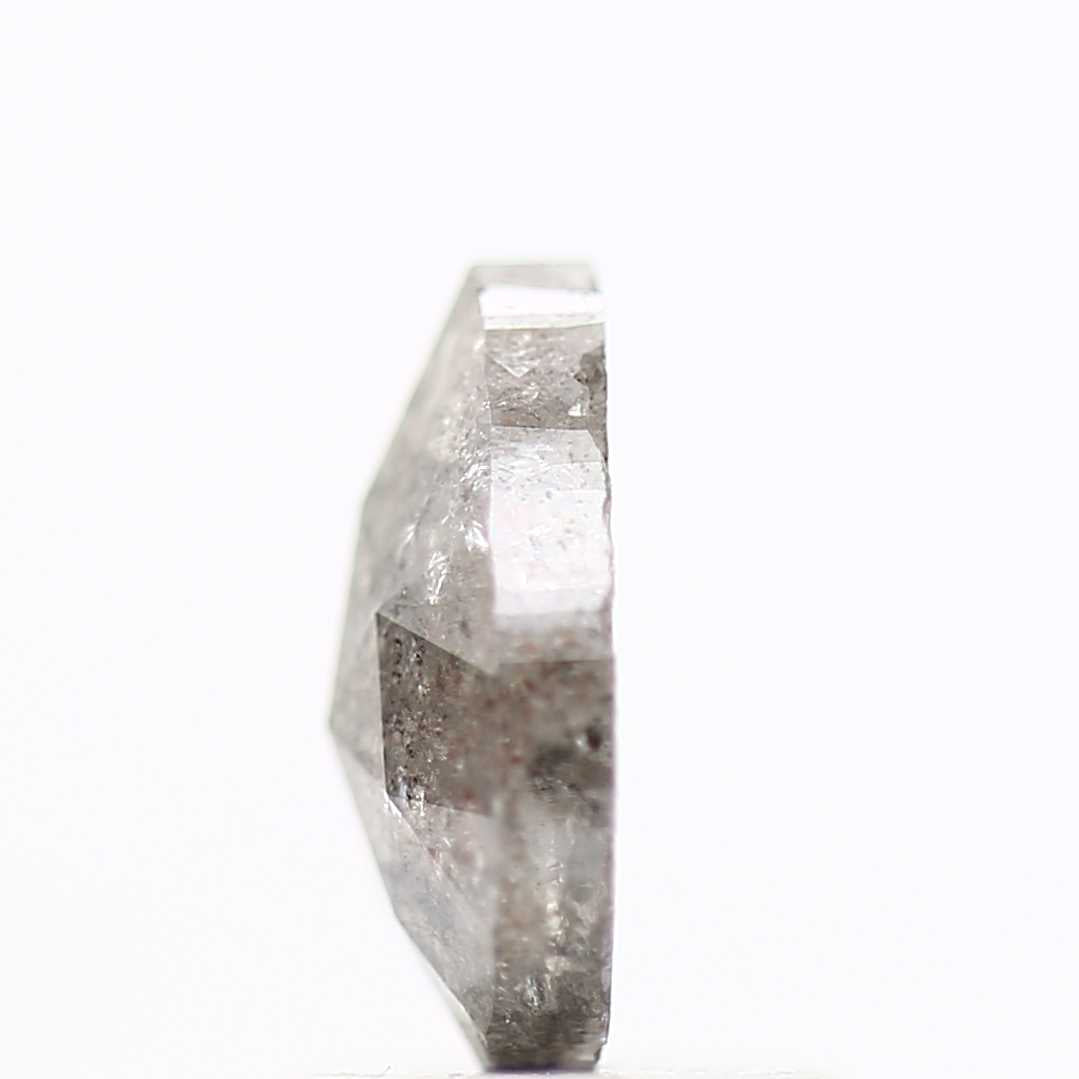 Salt and Pepper Diamond Fancy Gray Color 0.88 CT 7.75 x 4.95 x 2.53 MM Pear Cut Diamond! Natural Loose Diamond ! Christmas Gift for Her