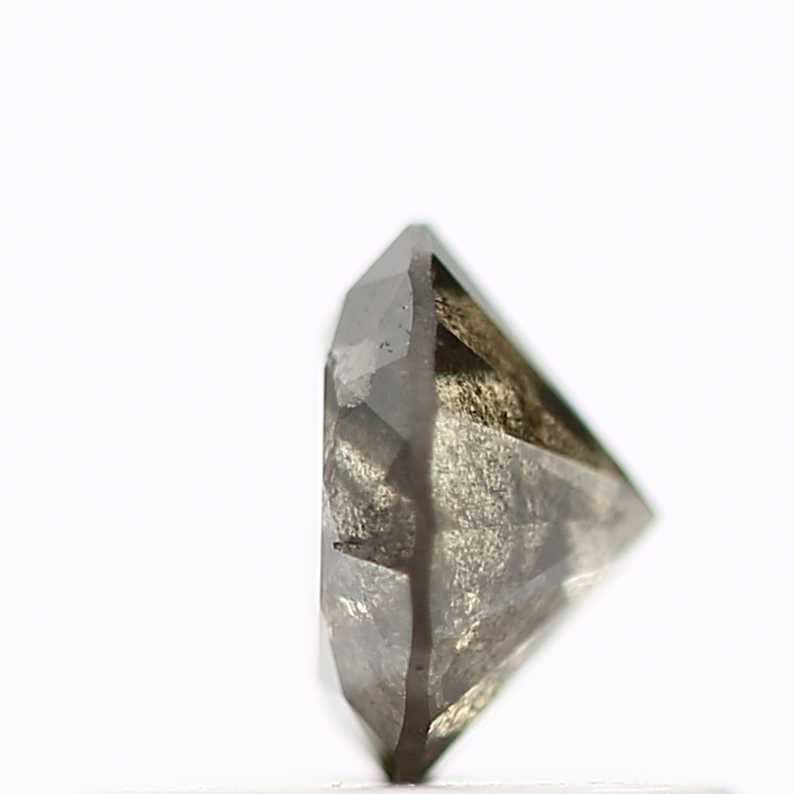 0.42 Carat Fancy Gray Round Shape Brilliant Cut Natural Loose Diamond