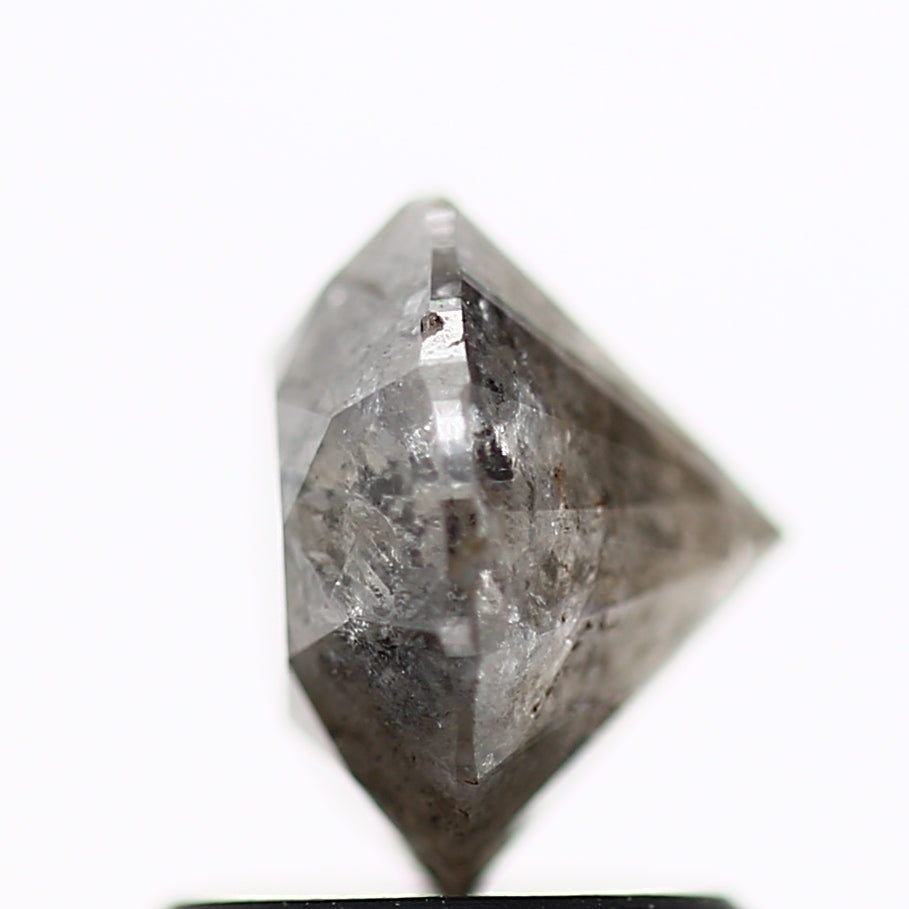 1.43 Carat Salt and Pepper Diamond Round Brilliant Cut Natural Loose Diamond