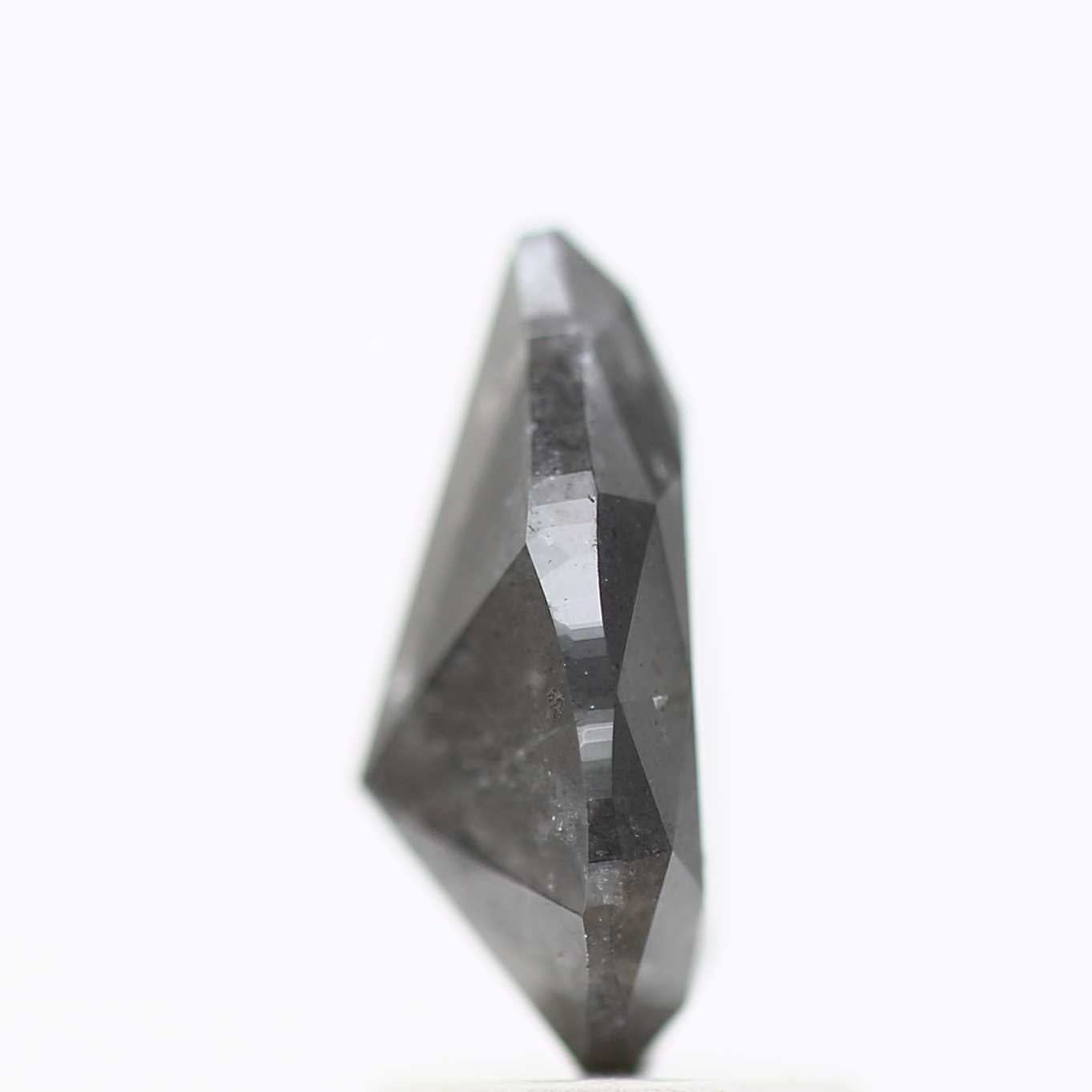 Salt and Pepper Diamond Fancy Gray Color 2.01 CT 10.12 x 7.01 x 4.23 MM Pear Cut Diamond! Natural Loose Diamond ! Christmas Gift for Her
