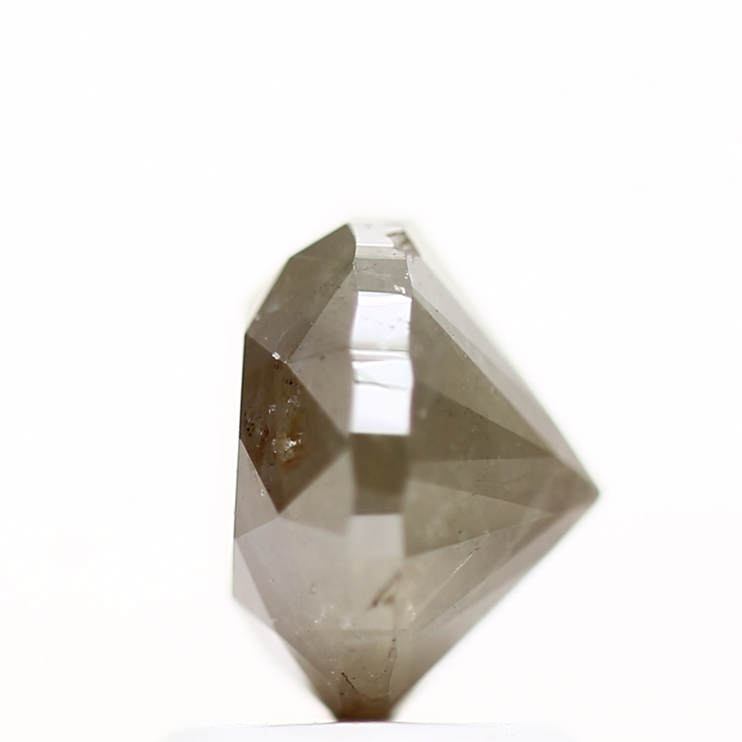1.87 Carat Gray Round Shape Brilliant Cut Natural Loose Diamond