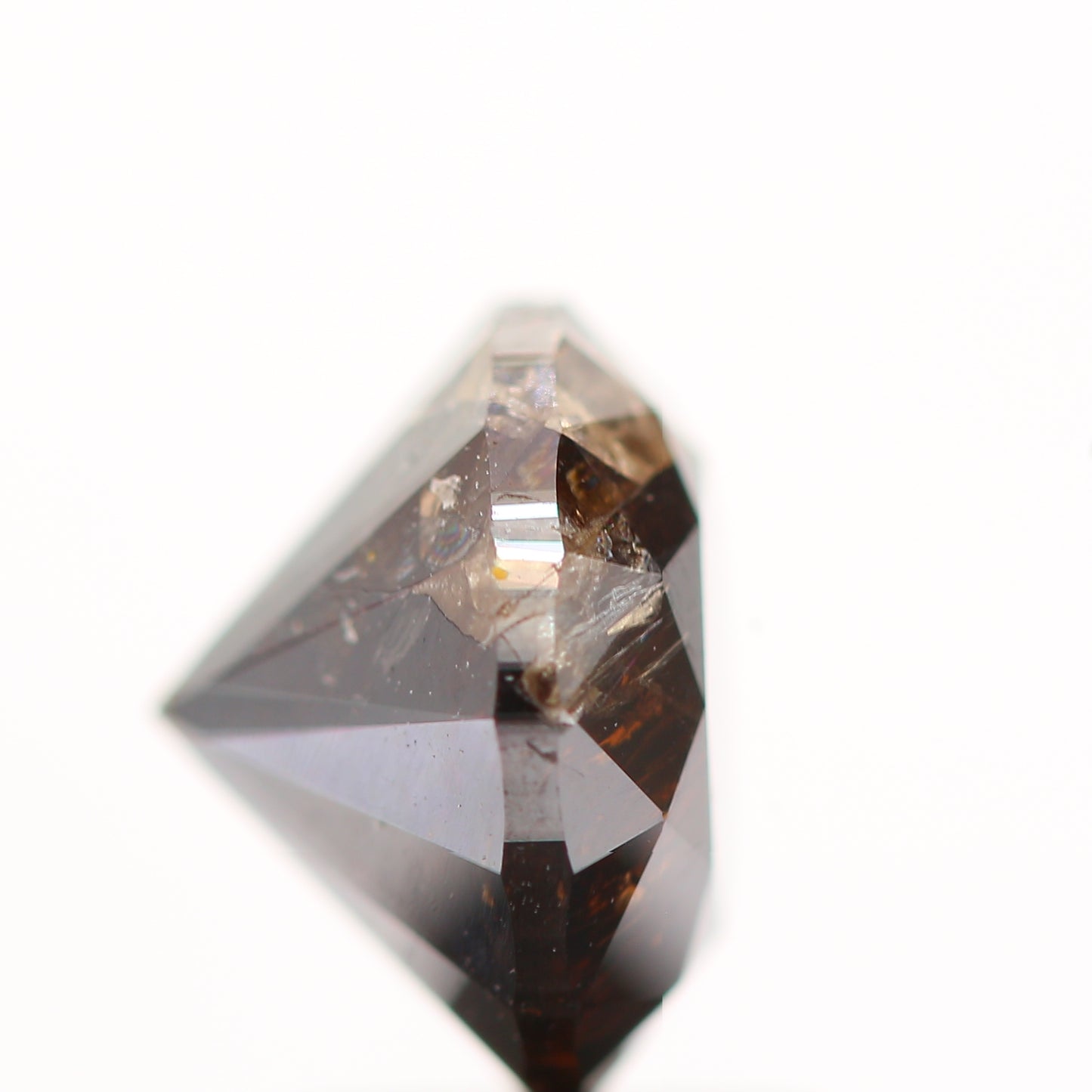 2.48 Carat Fancy Dark Brown Round Cut Natural Loose Diamond