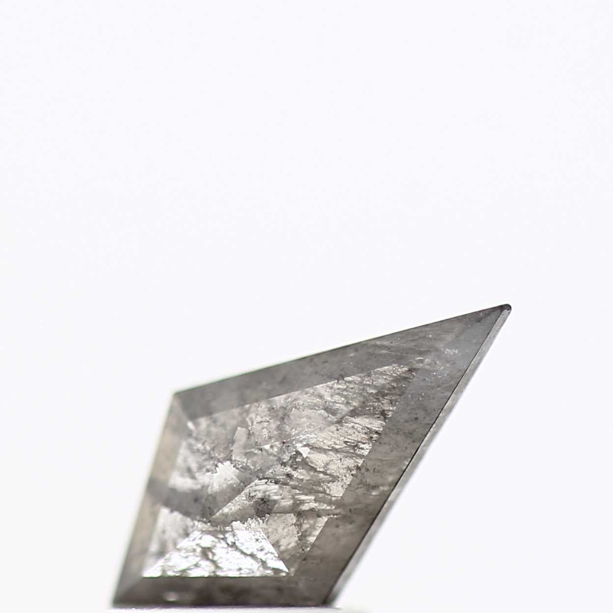 Salt and Pepper Diamond ! Fancy Gray Color Kite Diamond for Engagement Ring ! Natural Loose Diamond ! 0.67 Carat Unique Rare Diamond For Her