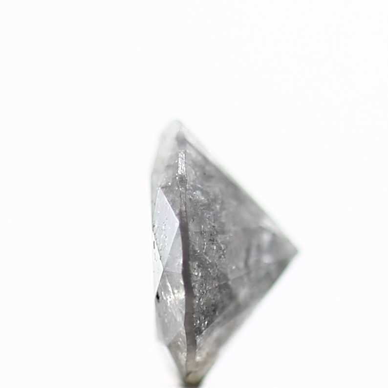 0.63 Carat Fancy Gray Round Brilliant Cut Natural Loose Diamond