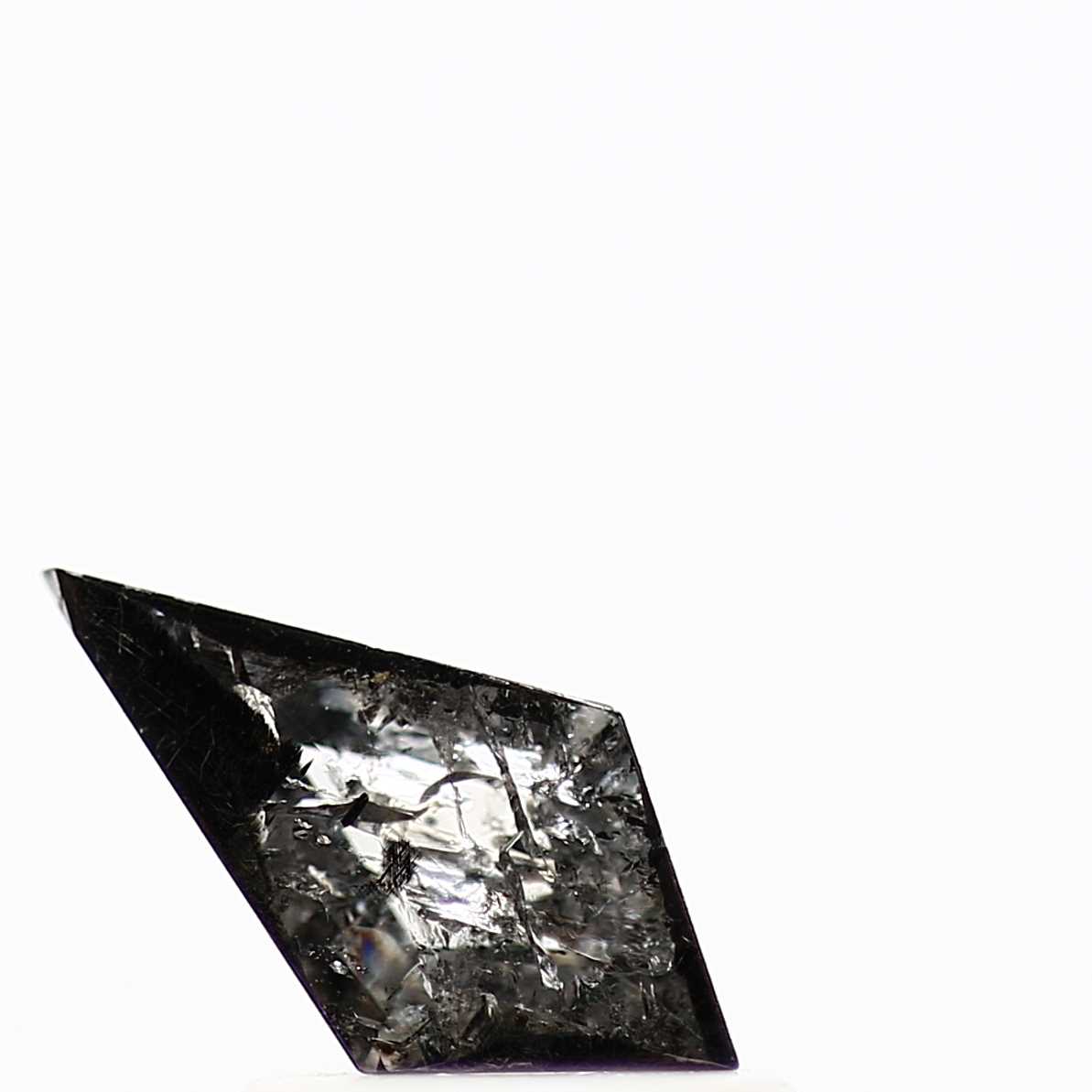 Salt and Pepper Diamond ! Fancy Gray Color Kite Diamond for Engagement Ring ! Natural Loose Diamond ! 0.48 Carat Unique Rare Diamond For Her