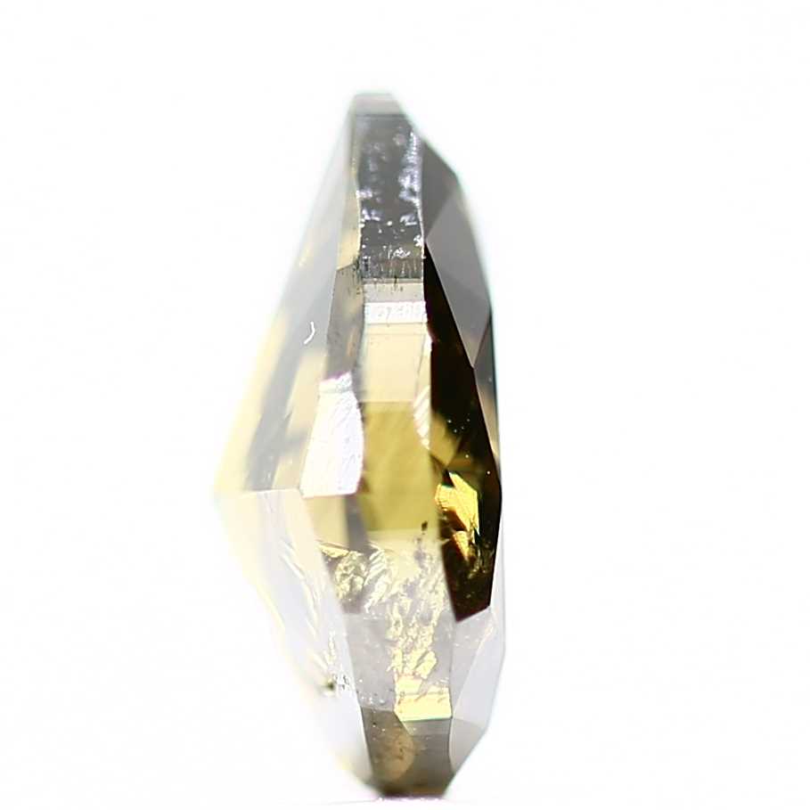 Salt and Pepper Diamond Fancy Greenish Yellow 0.98 CT 7.50 x 5.35 x 3.10 MM Pear Cut Diamond! Natural Loose Diamond ! Christmas Gift for Her