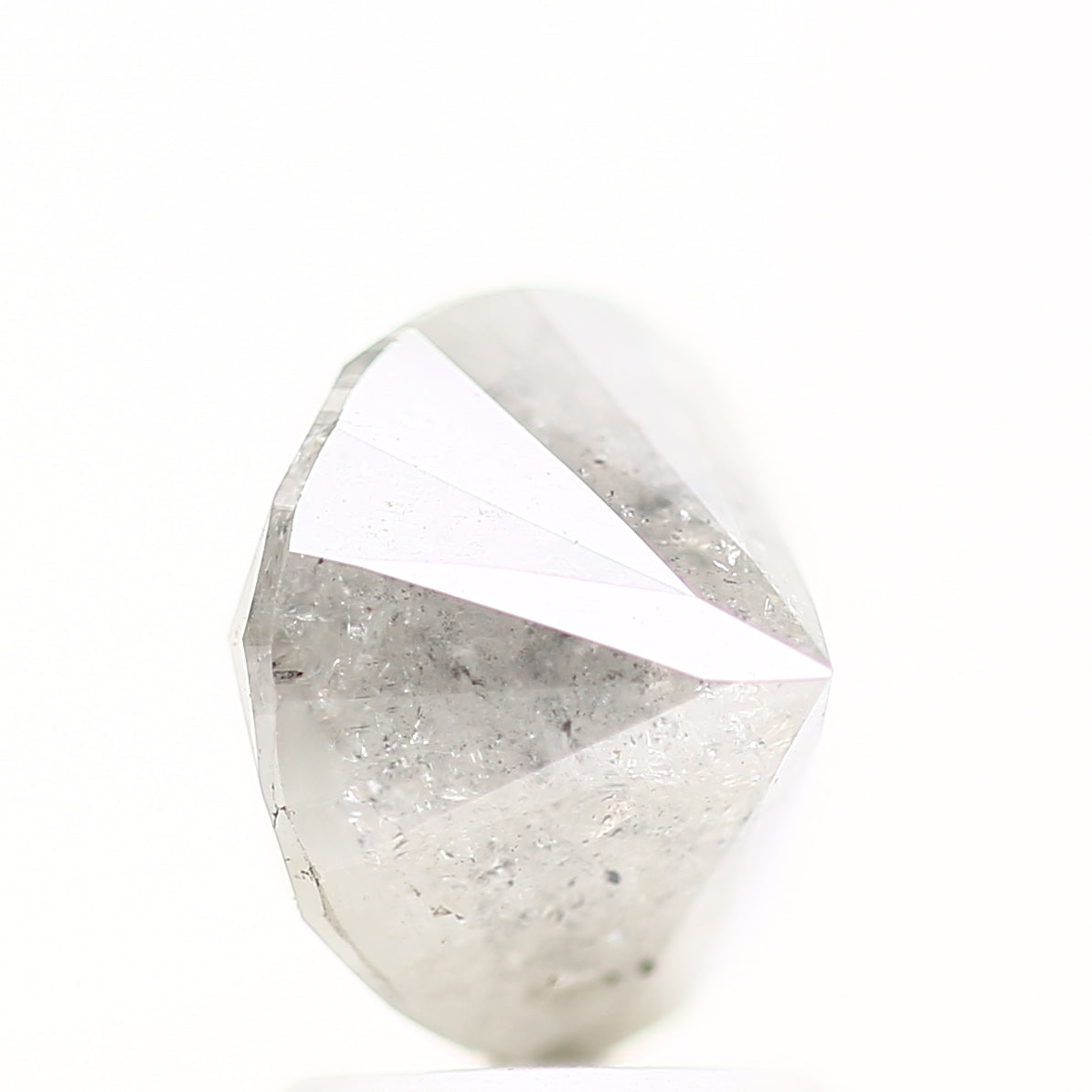 2.80 Carat Fancy Round Rustic Gray Brilliant Cut Natural Loose Diamond
