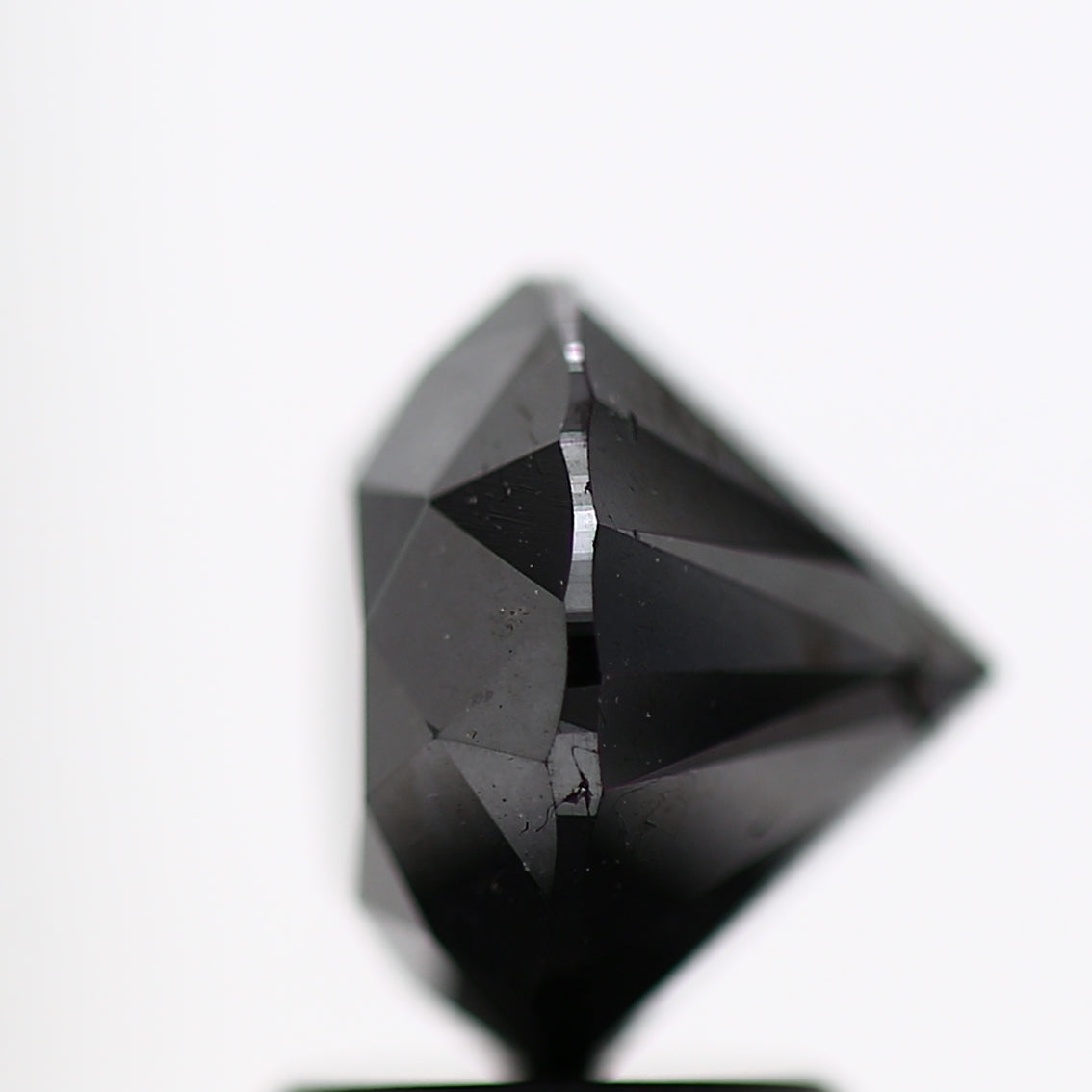 2.74 Carat Fancy Black Round Shape Brilliant Cut Natural Loose Diamond