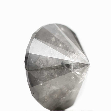 1.37 Carat Fancy Gray Round Brilliant Cut Natural Loose Diamond