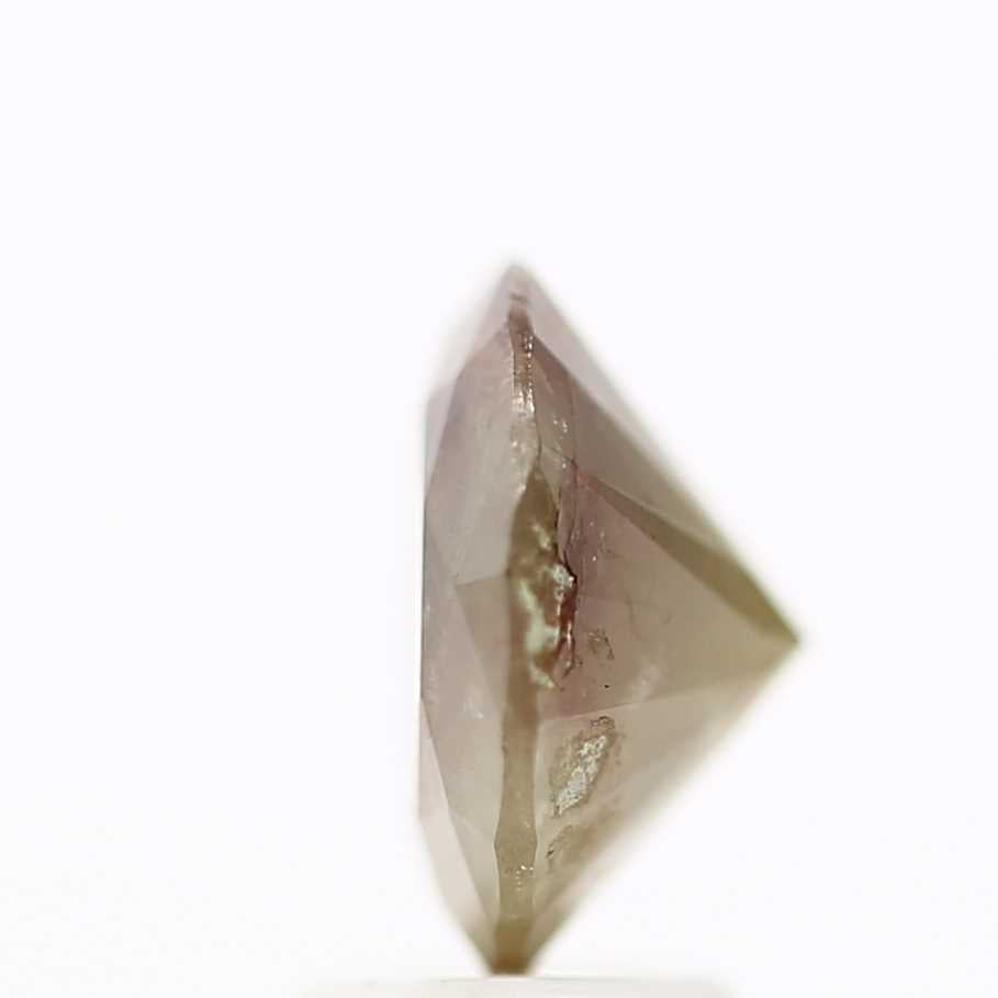 3.01 Carat Rustic Brown Round Brilliant Cut Natural Loose Diamond