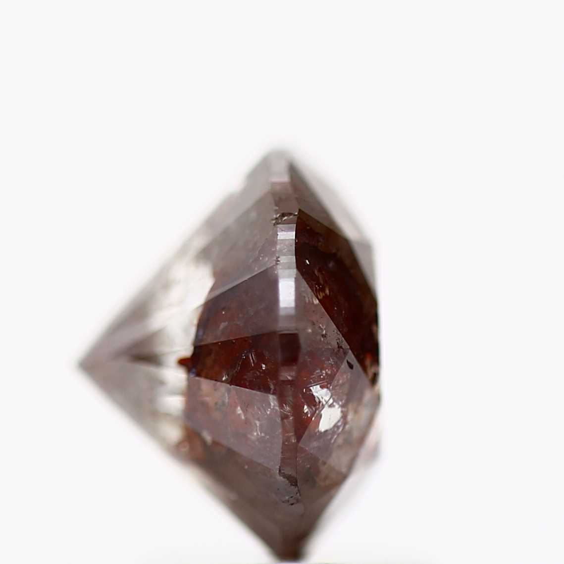 2.39 Carat Fancy Red Brown Round Brilliant Cut Natural Loose Diamond