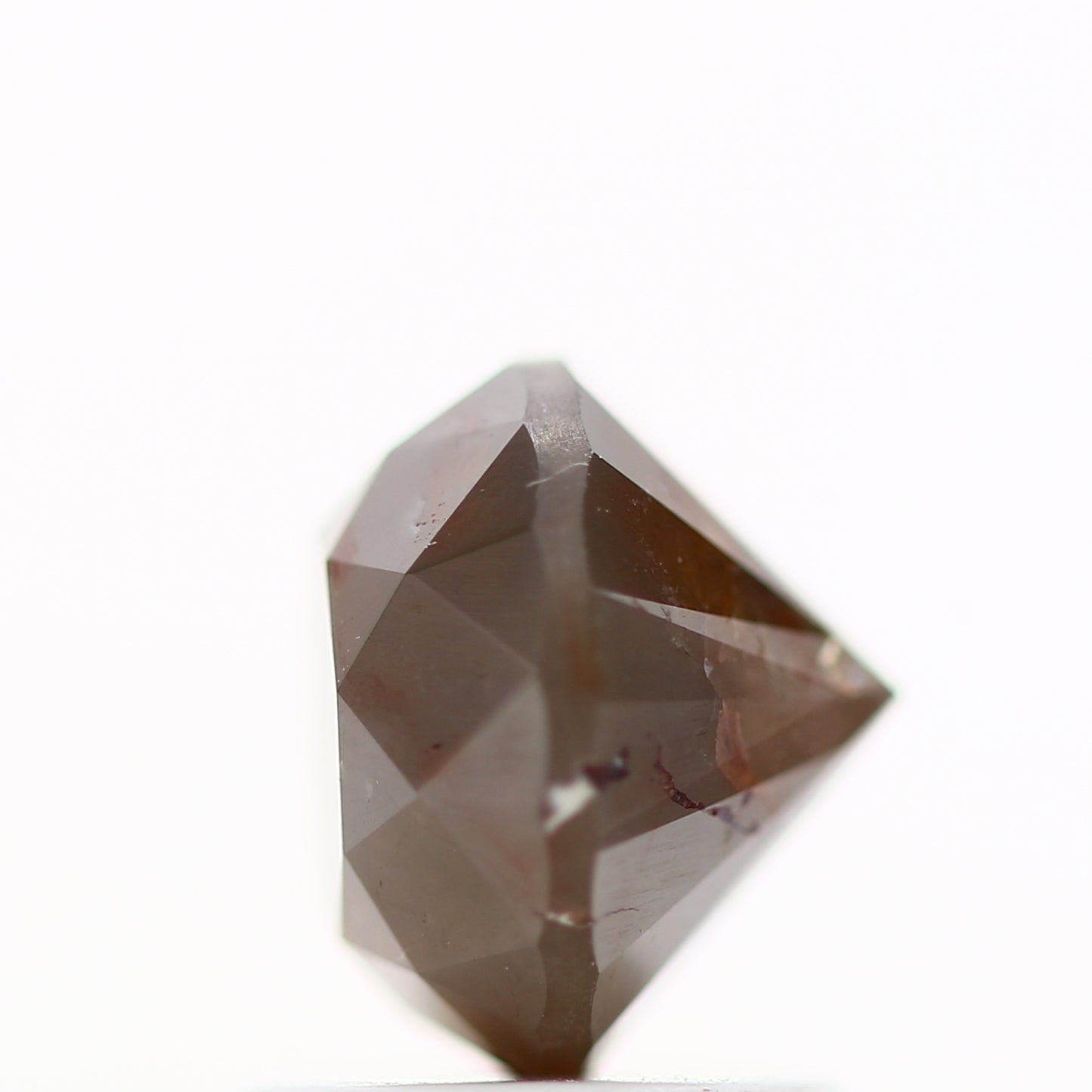 1.69 Carat Brown Gray Round Shape Brilliant Cut Natural Loose Diamond