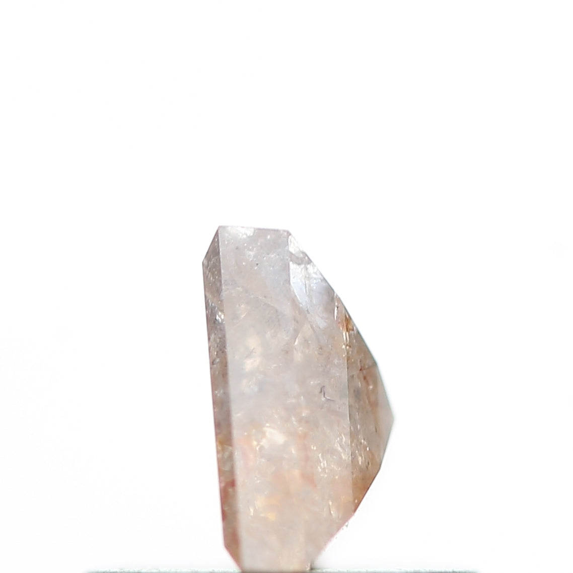 salt and pepper diamond ! 0.60 Ct 6.90 x 5.80 x 2.40 MM natural gray shield loose diamond for engagement ring for her