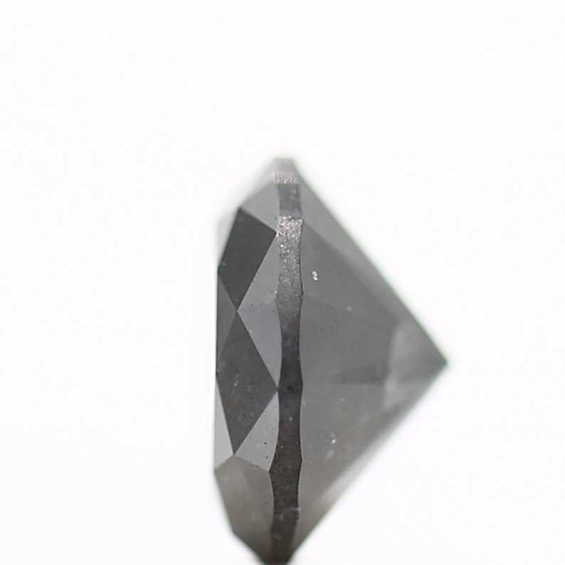 0.84 Carat Fancy Black Round Brilliant Cut Natural Loose Diamond