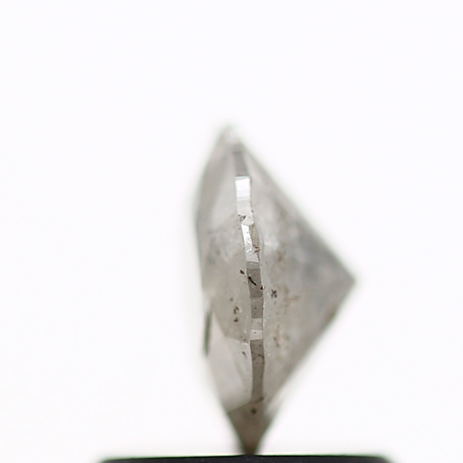 0.80 Carat Salt and Pepper Diamond Gray Round Brilliant Cut Natural Loose Diamond