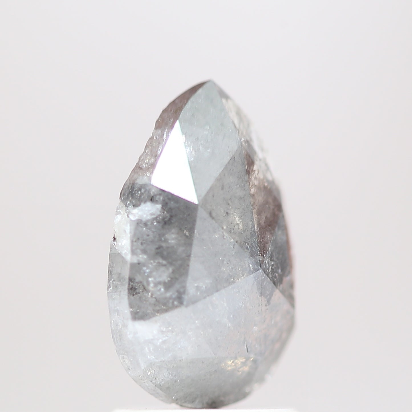Salt and Pepper Diamond Fancy Gray Color 1.72 CT 9.90 x 6.80 x 3.31 MM Pear Cut Diamond! Natural Loose Diamond ! Christmas Gift for Her