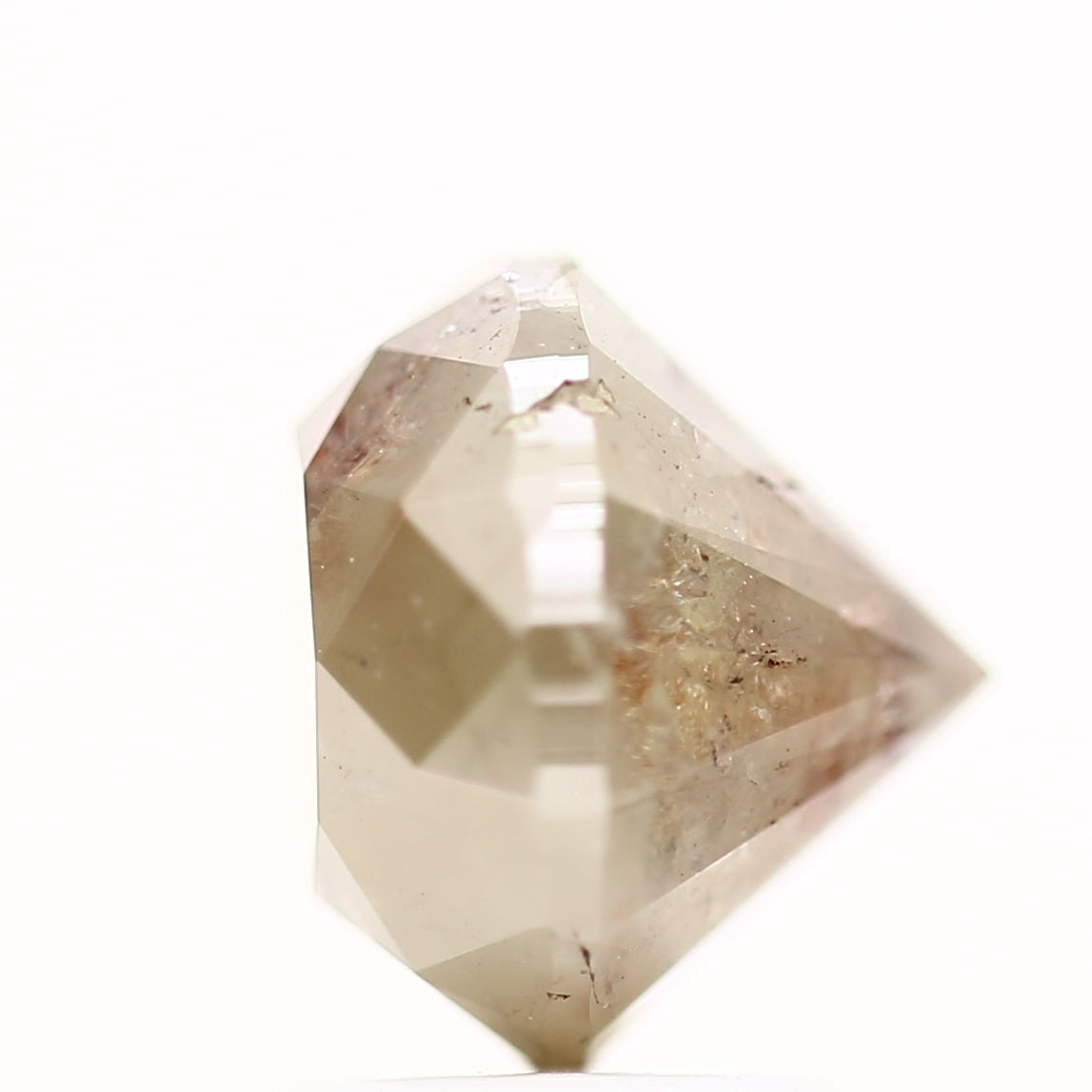 3.25 Carat Brown Rustic Round Shape Brilliant Cut Natural Loose Diamond