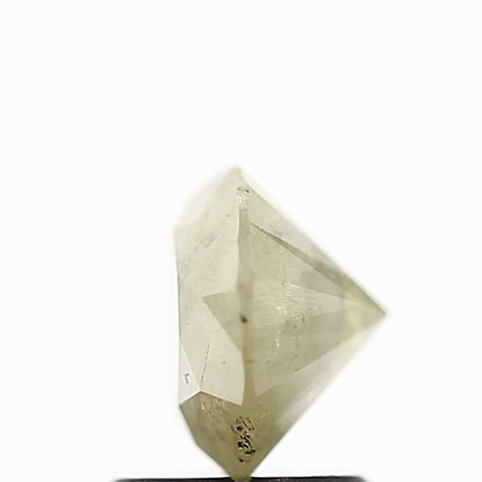 1.44 Carat Fancy Gray Rustic Round Brilliant Cut Natural Loose Diamond