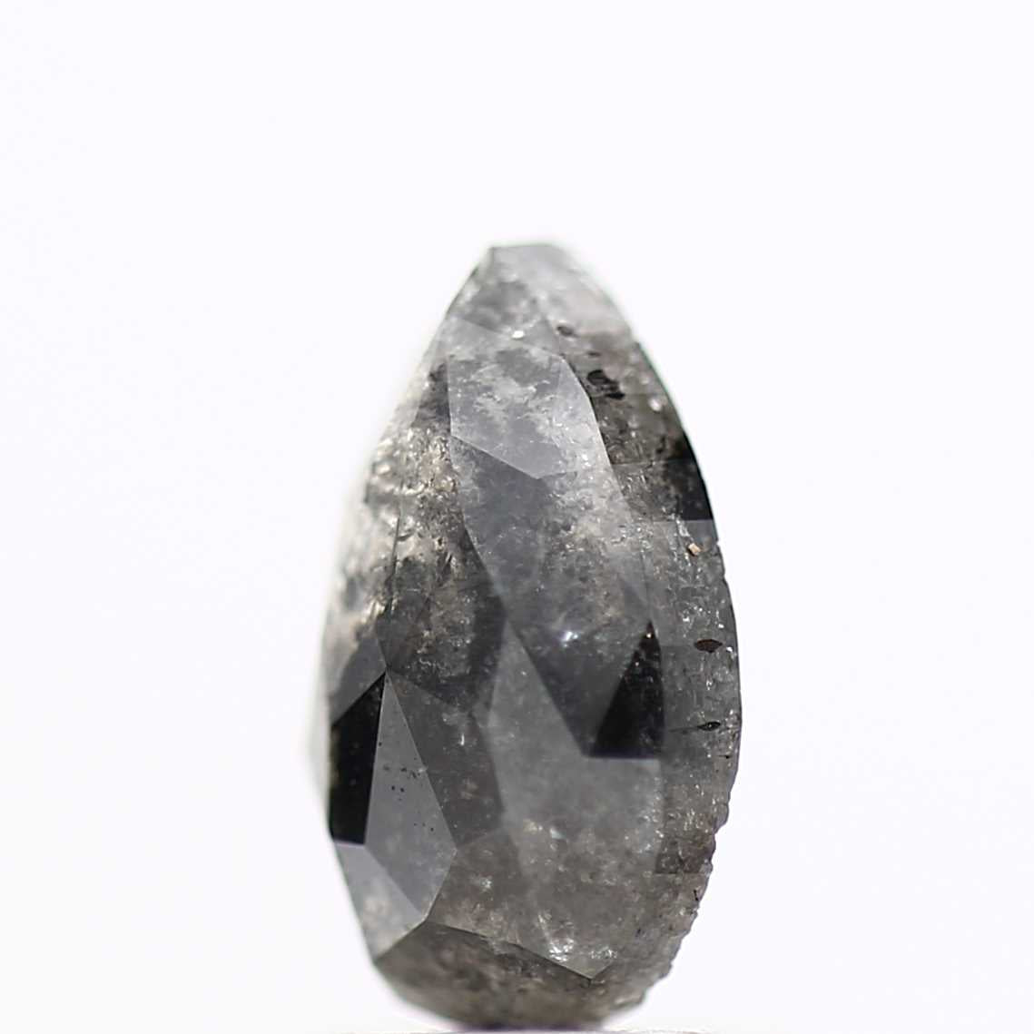 Salt and Pepper Diamond Fancy Gray Color 1.10 CT 8.30 X 5.10 X 2.70 MM Pear Cut Diamond! Natural Loose Diamond ! Christmas Gift for Her