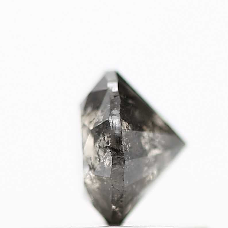 0.46 Carat Gray Round Shape Brilliant Cut Natural Loose Diamond