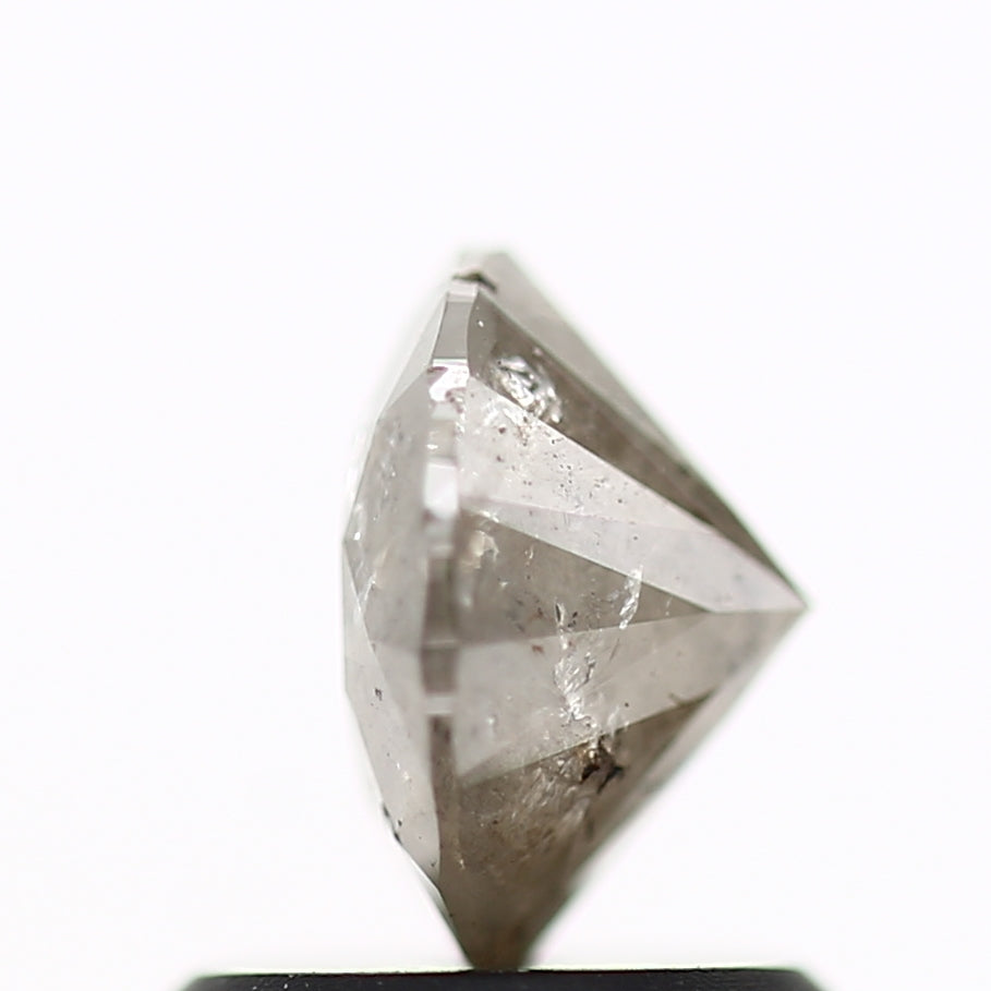 1 Carat Gray Rustic Round Shape Brilliant Cut Natural Loose Diamond