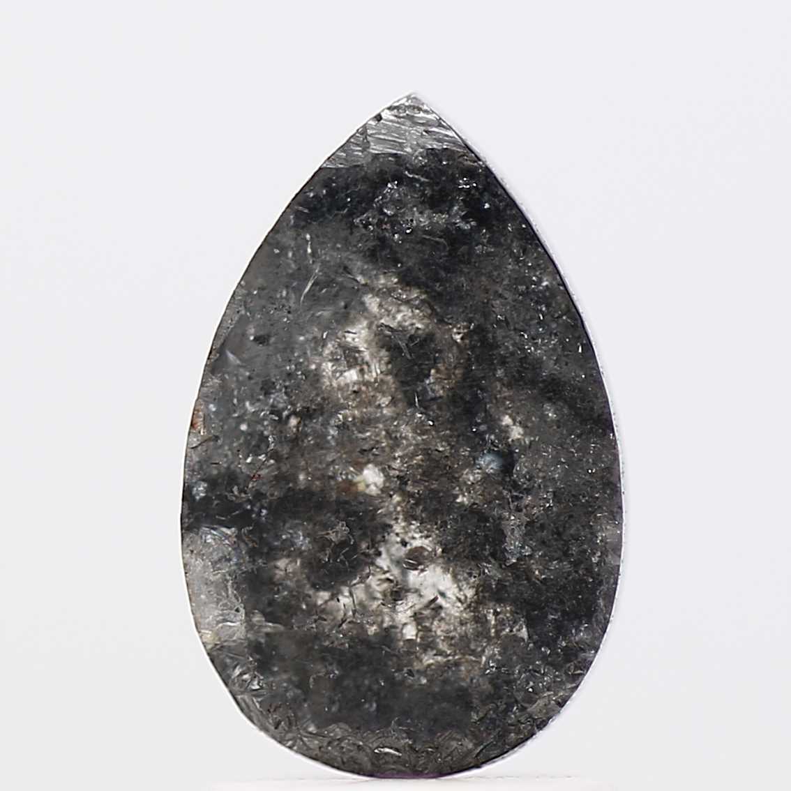 Salt and Pepper Diamond Fancy Gray Color 1.38 CT 9.20 x 5.90 x 2.80 MM Pear Cut Diamond! Natural Loose Diamond ! Christmas Gift for Her